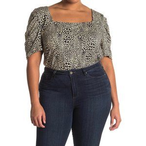 SOCIALITE CURVE Square Neck Bodysuit NEW